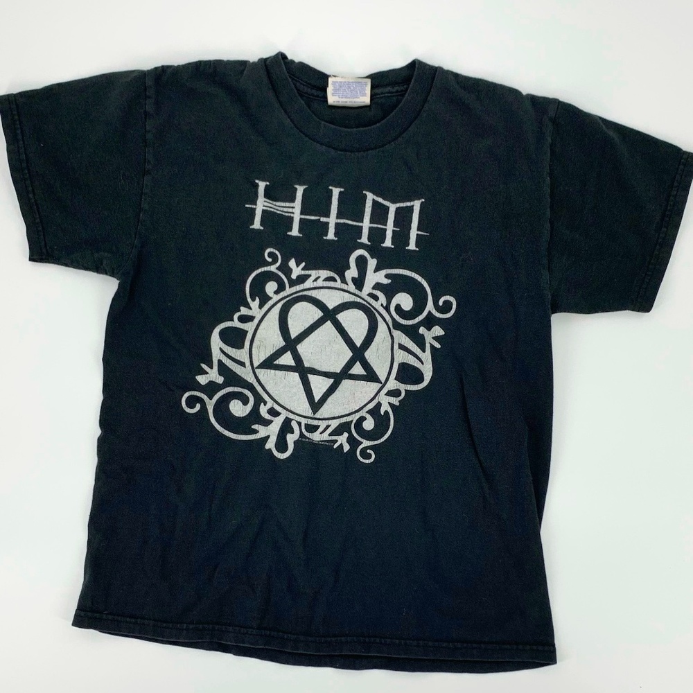 Him Heartagram Black T-shirt